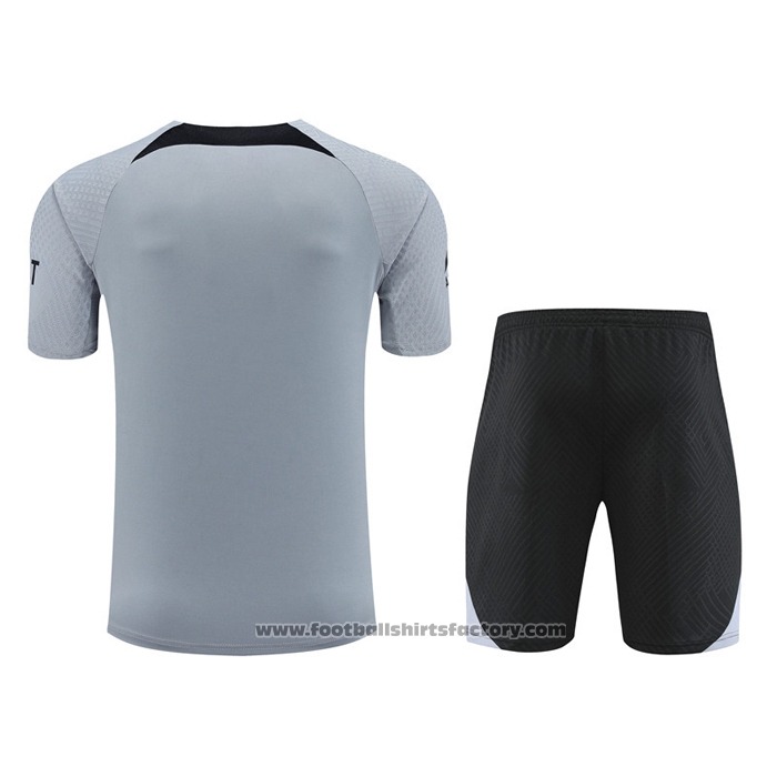 Tracksuit Paris Saint-Germain Jordan Short Sleeve 2022-2023 Grey - Shorts